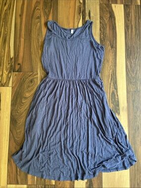 Sleeveless Casual Dress in Purple